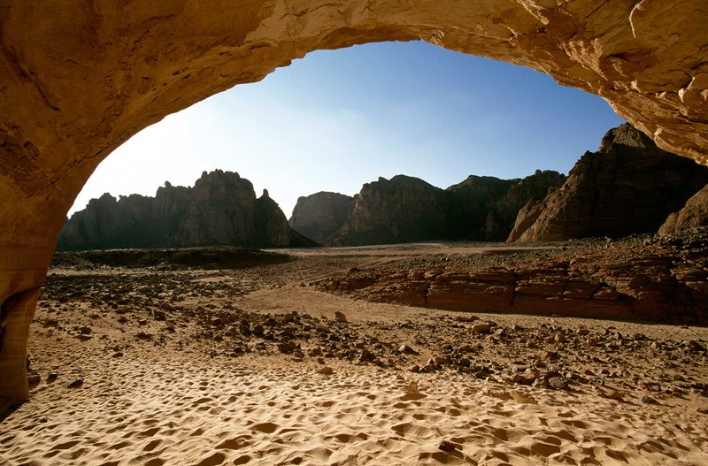 Wadi Sura. View from main cave. Image ID: egywsu0010003