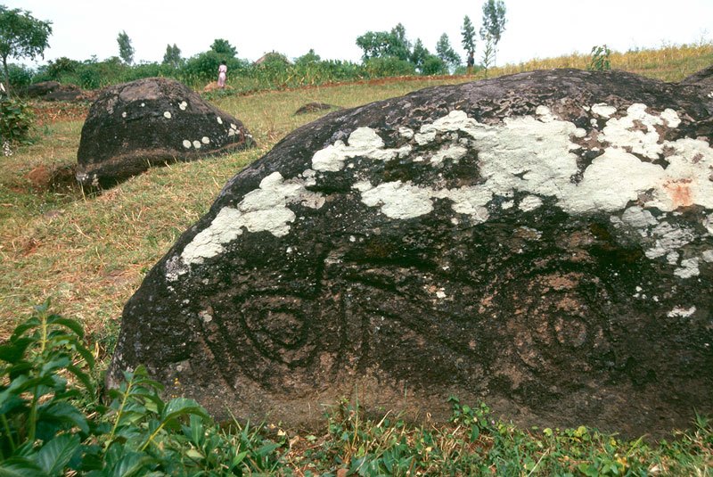 Borossa, Ethiopia.. Oblique view of engravings. Image ID: ethsod0060019
