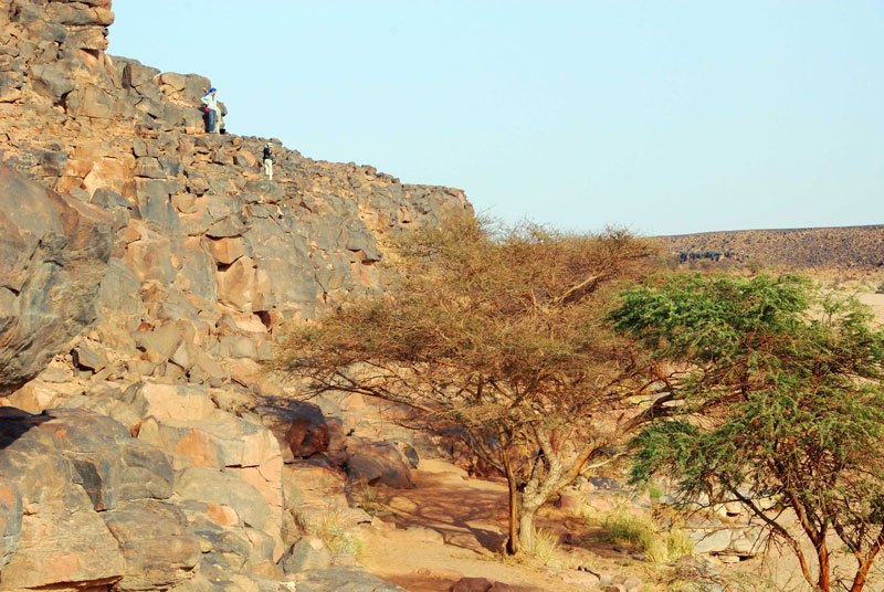 Messak. A view of the main Wadi Mathendous rock art site. Image ID: libmes0170002