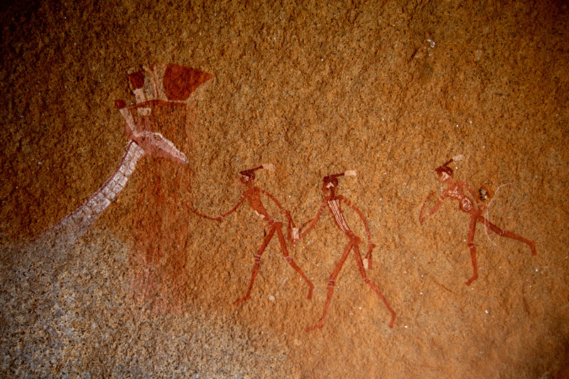Close-up of painting described in previous picture. Image ID: nambrg0030007