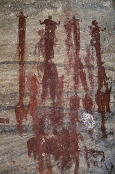 Close up of the human figures in previous image, SOASWC0020008