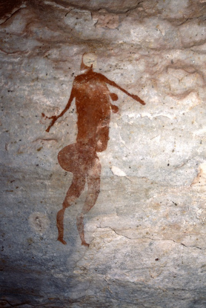 Close up of painted female figure, SOASWC0090010