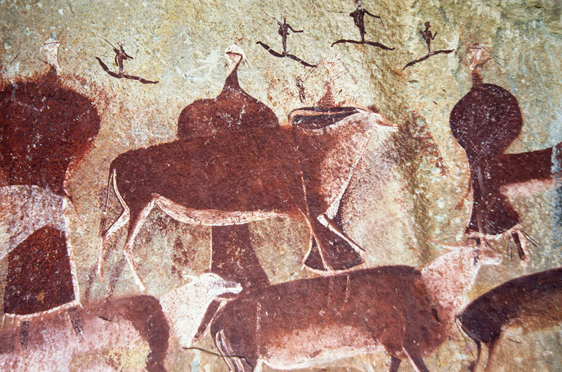 ancient african cave art